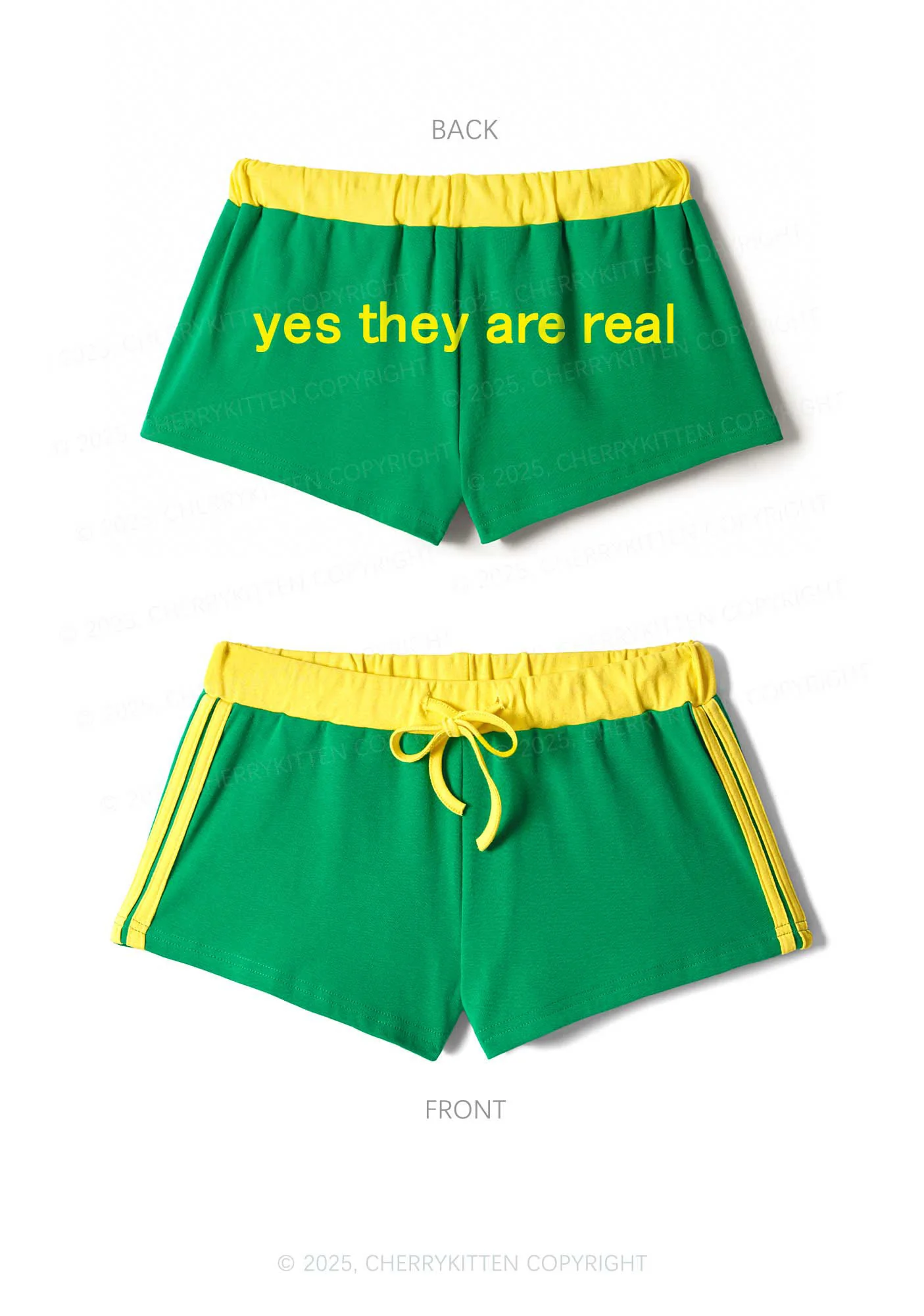 Yes They Are Real Y2K Drawstring Mini Shorts Cherrykitten - Image 6