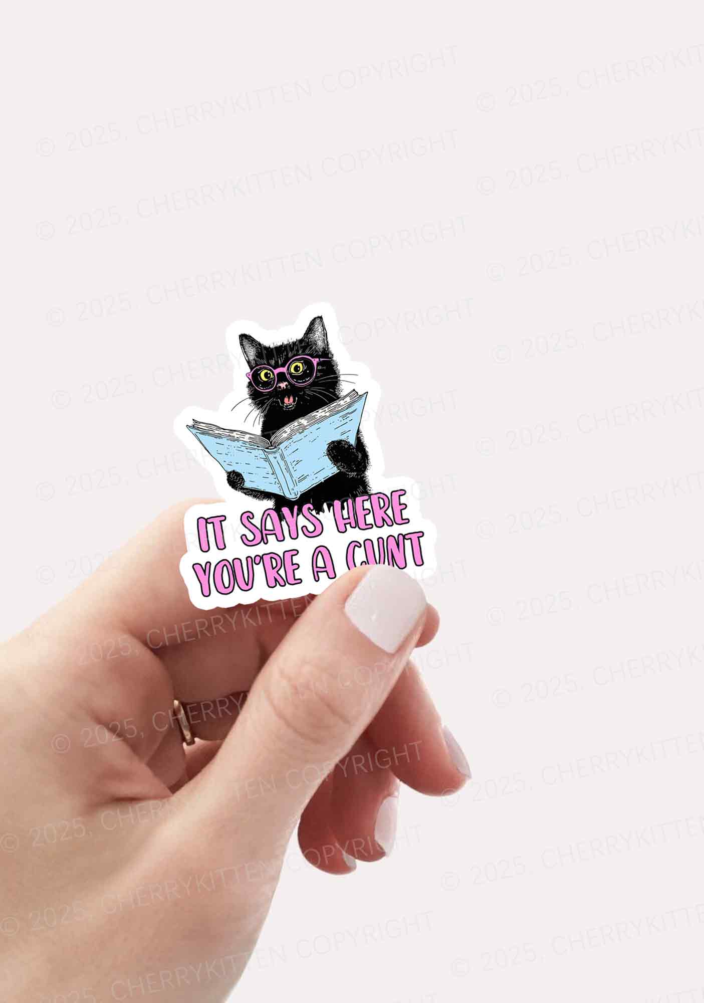 You Are A Cxxt Y2K Sticker Cherrykitten - Image 2