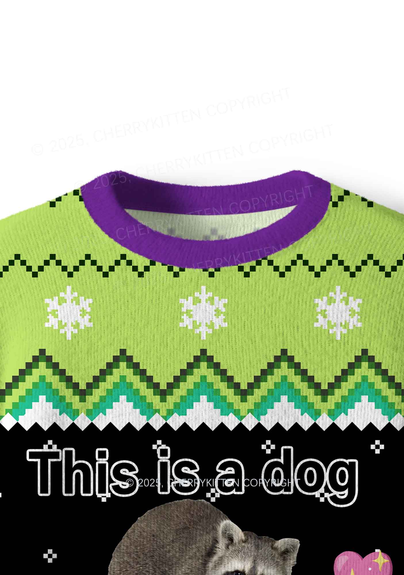 You Are In Love With Me Y2K Christmas Knit Sweatshirt Cherrykitten - Image 5