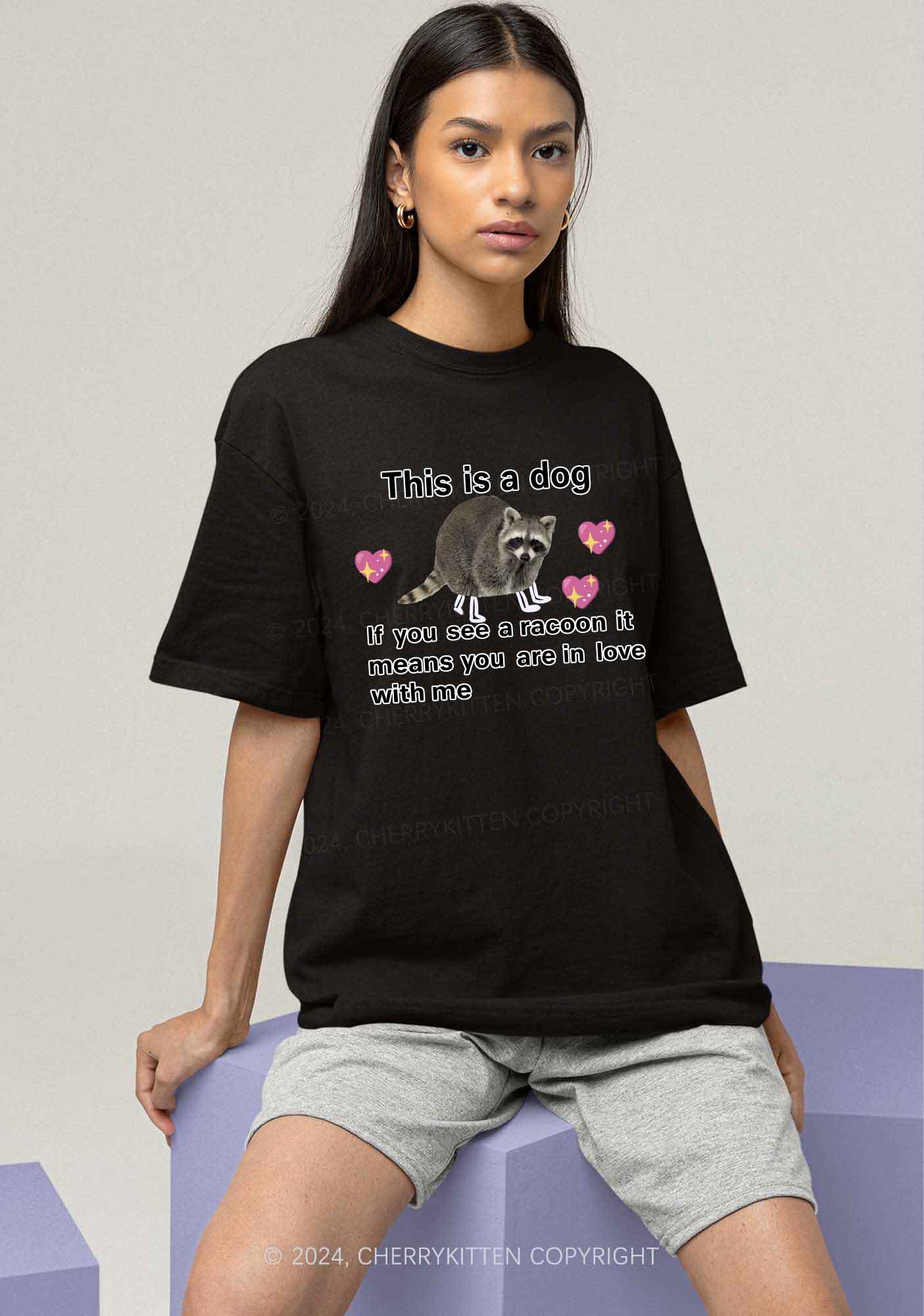 You Are In Love With Me Y2K Chunky Shirt Cherrykitten - Image 2