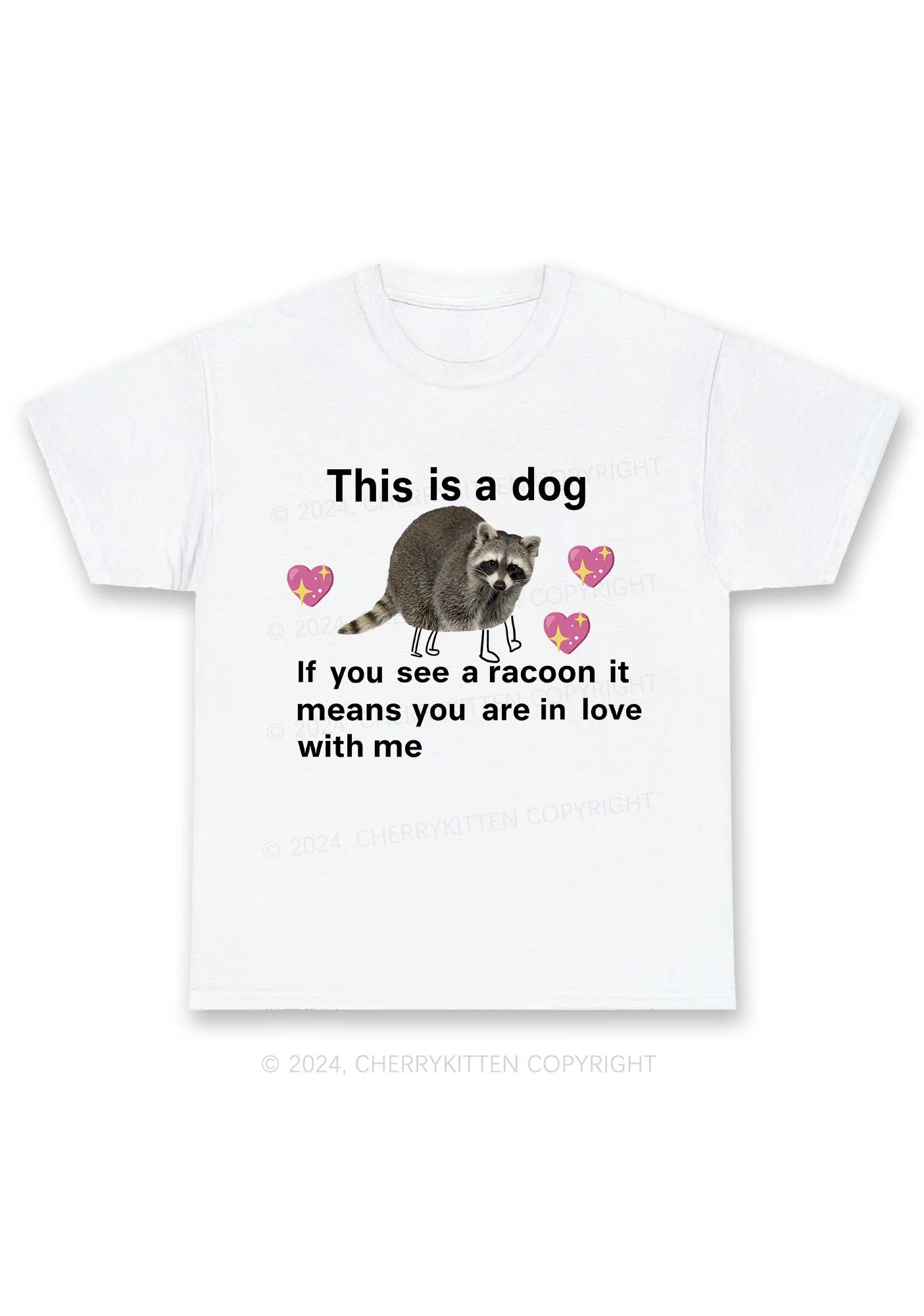 You Are In Love With Me Y2K Chunky Shirt Cherrykitten - Image 3