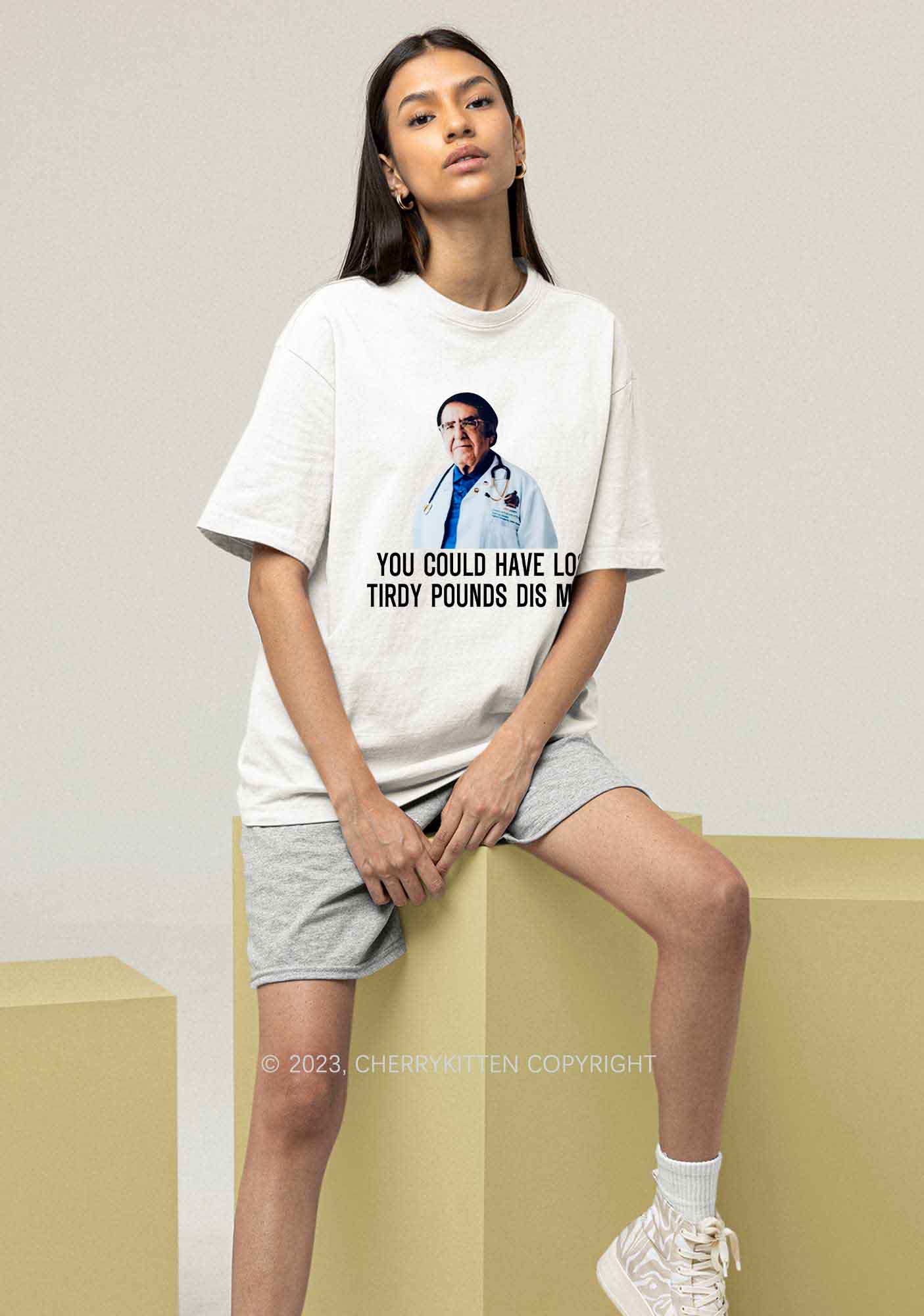 You Could Have Lost Y2K Chunky Shirt Cherrykitten - Image 2