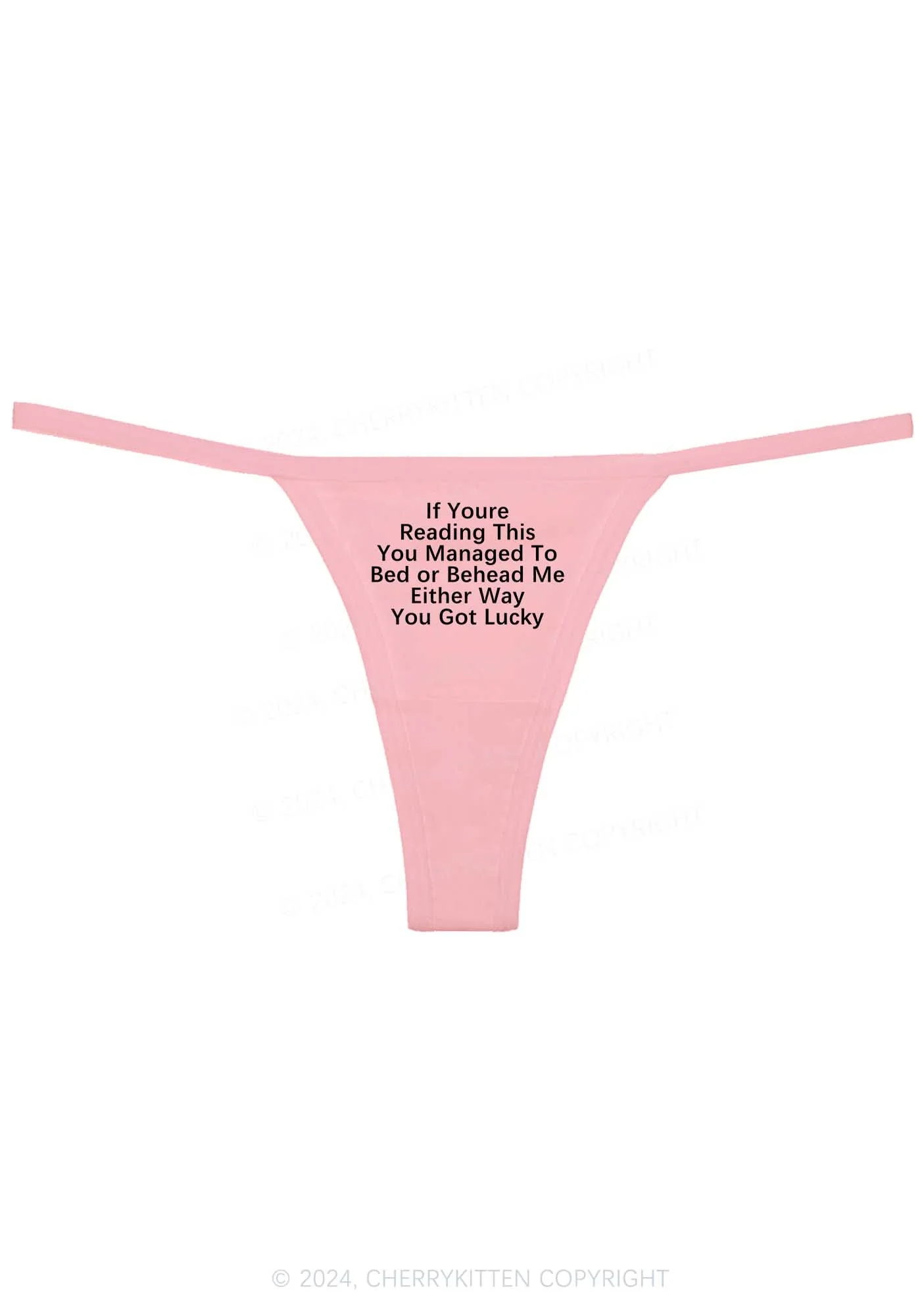 You Got Lucky Y2K Flat String Thong Cherrykitten - Image 6
