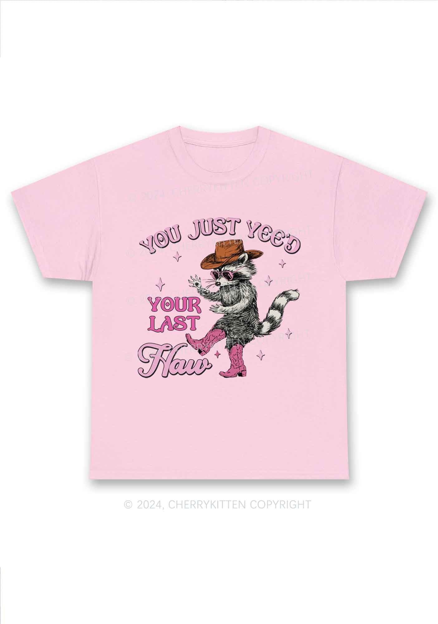 You Just Yeed Raccoon Y2K Chunky Shirt Cherrykitten - Image 6
