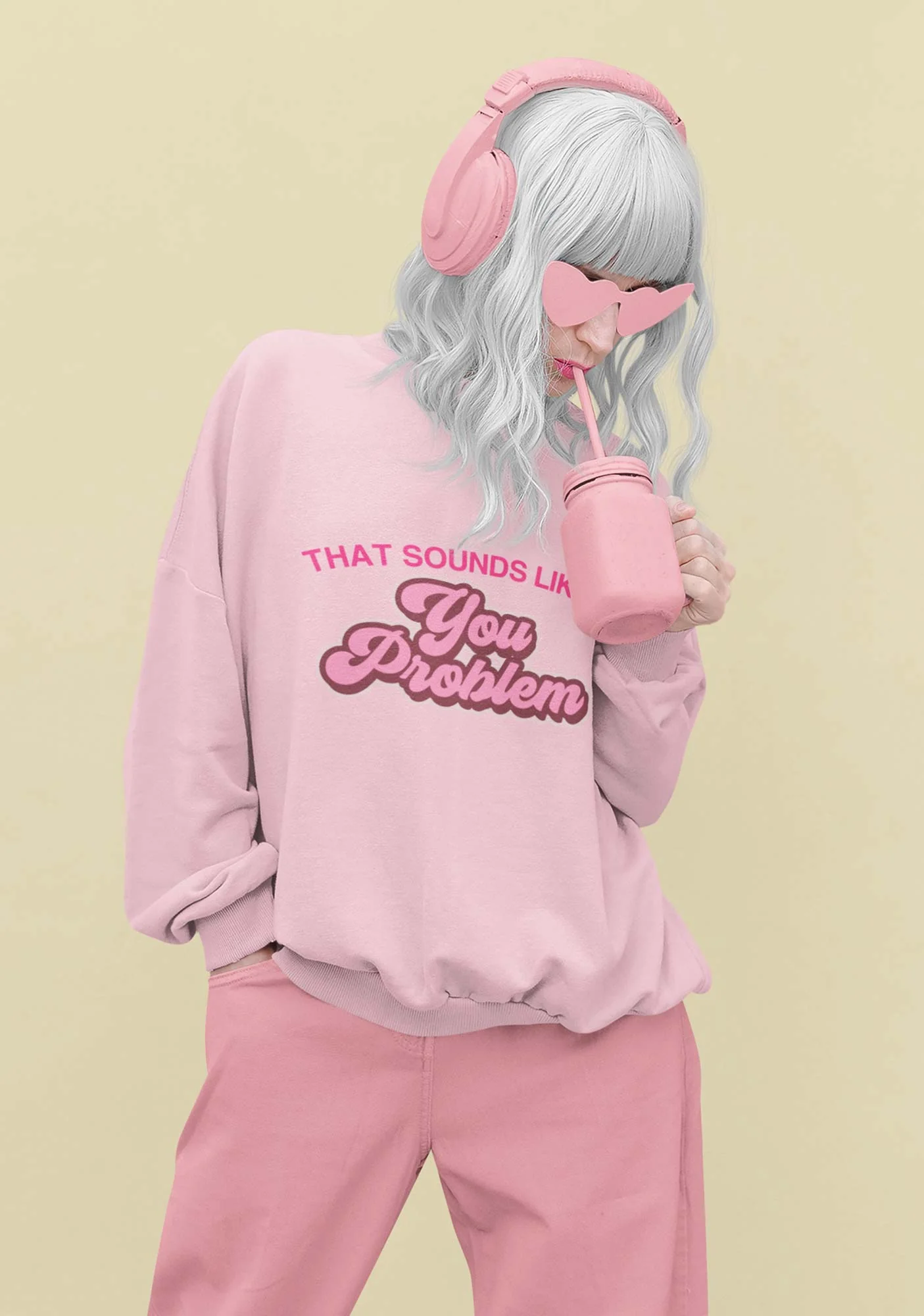 You Problem Y2K Sweatshirt - Image 7