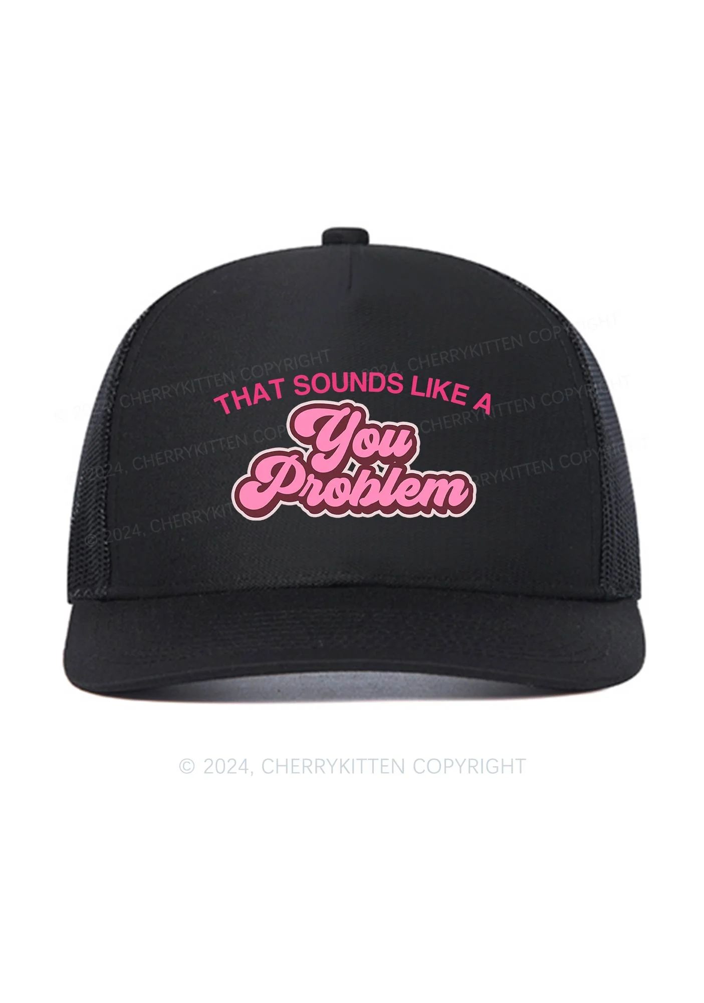You Problem Y2K Trucker Mesh Hat Cherrykitten - Image 2