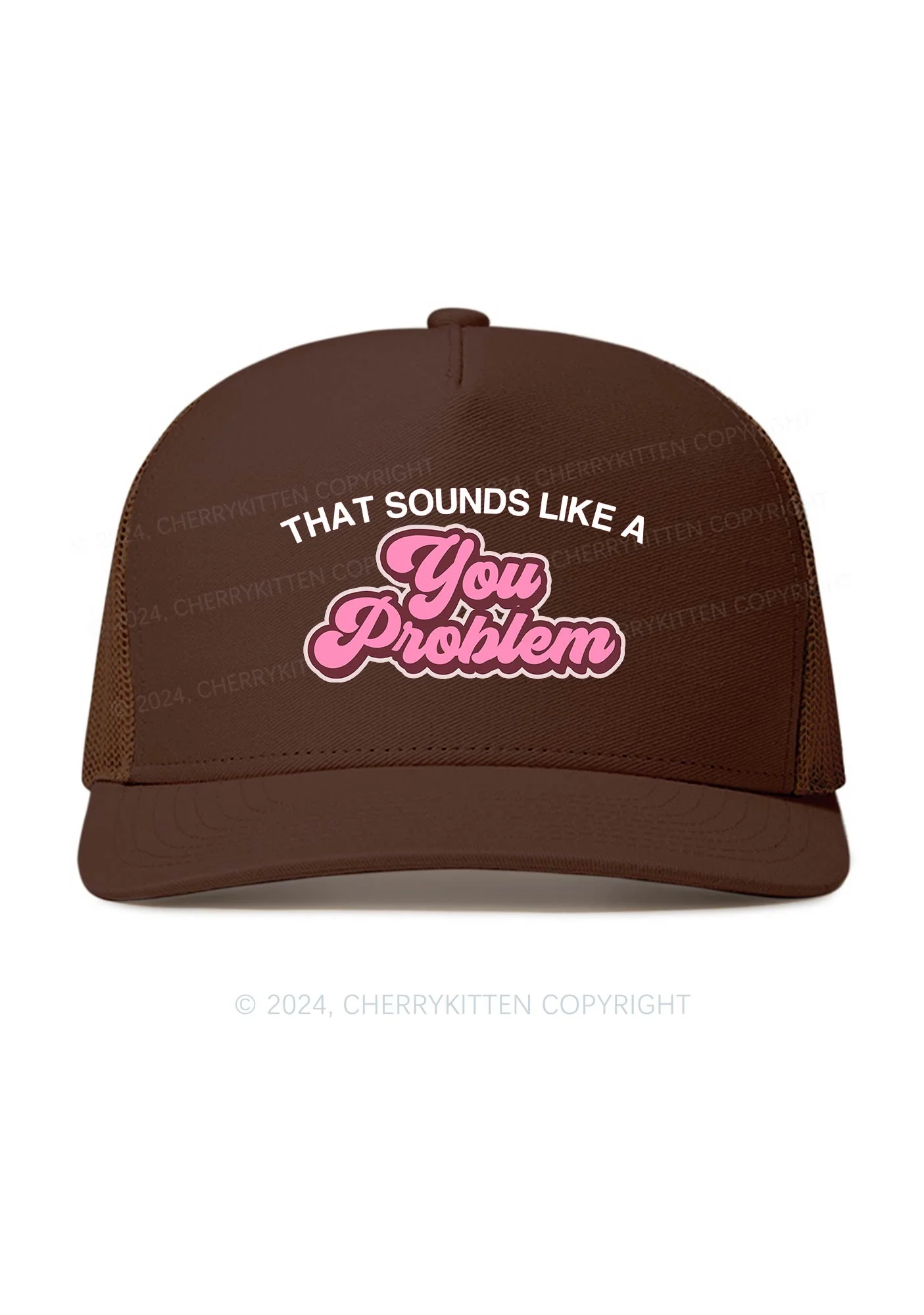You Problem Y2K Trucker Mesh Hat Cherrykitten - Image 4