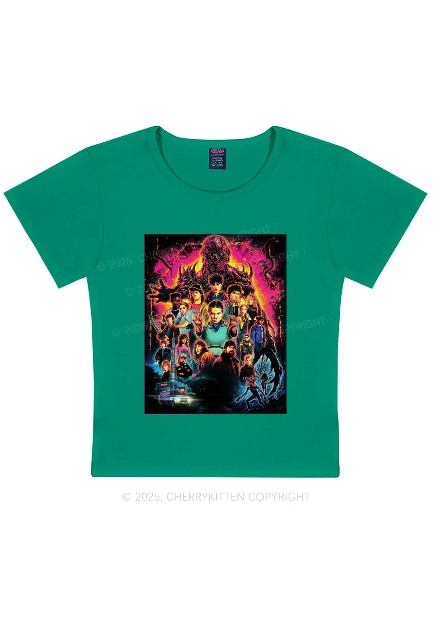 Young Adventure Y2K Baby Tee Cherrykitten - Image 10