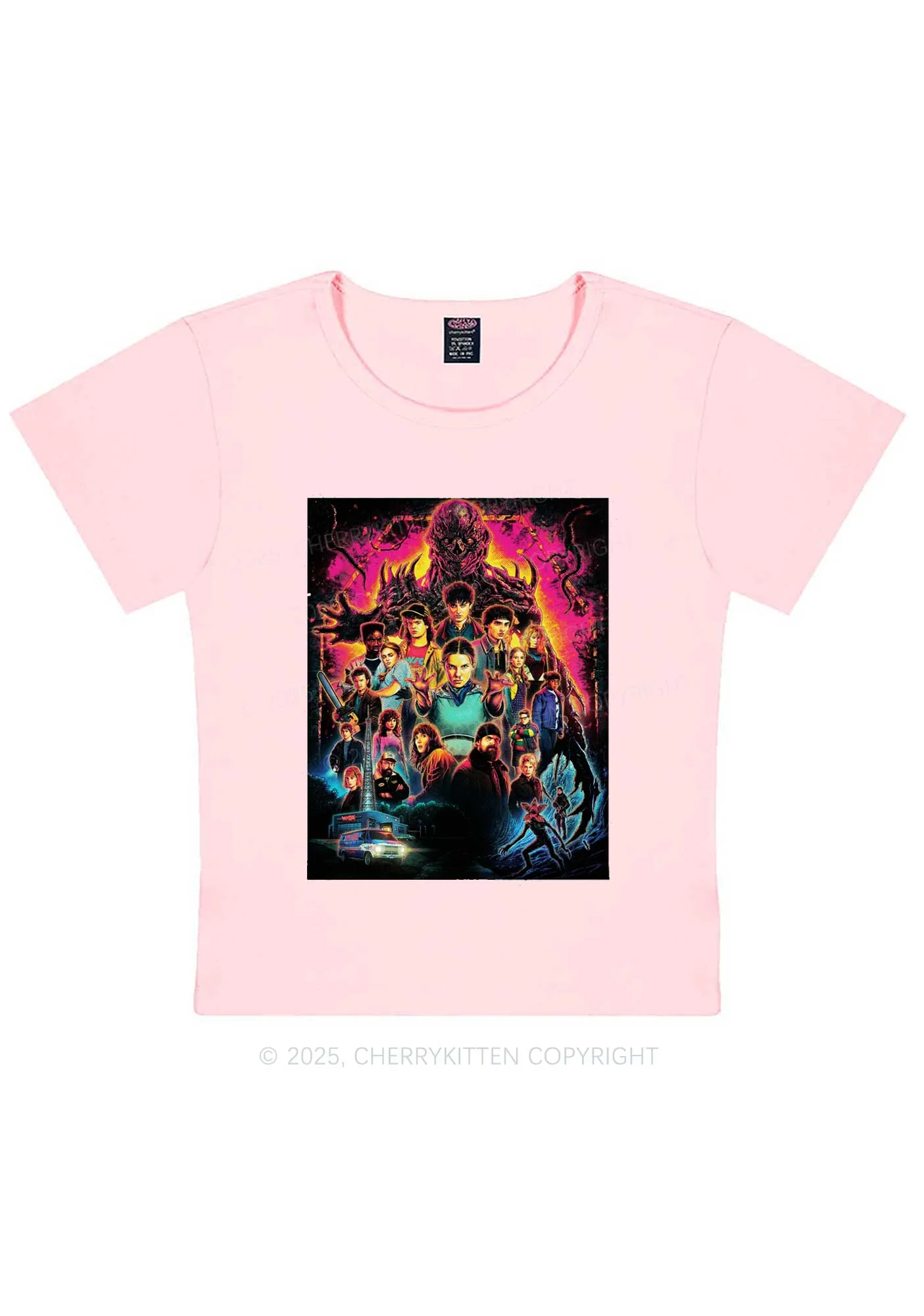 Young Adventure Y2K Baby Tee Cherrykitten - Image 11