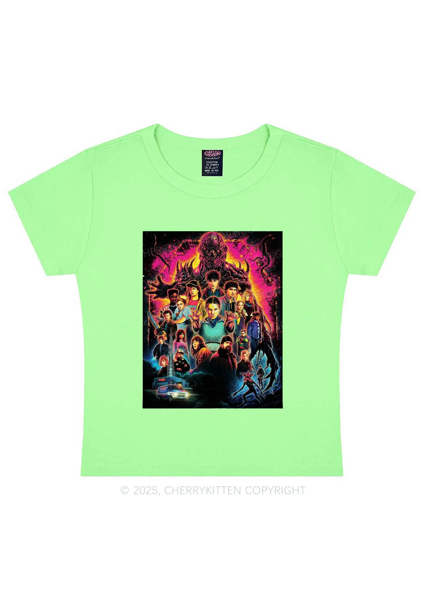 Young Adventure Y2K Baby Tee Cherrykitten - Image 12