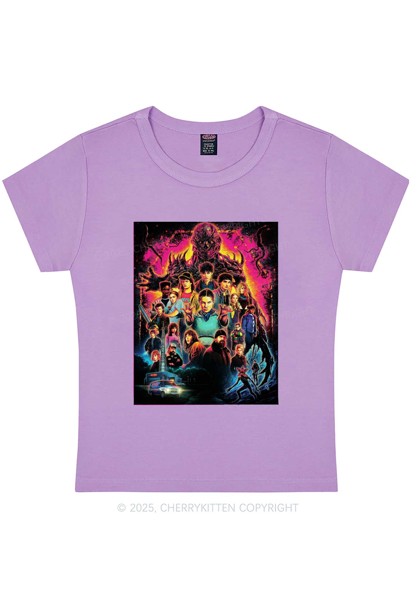 Young Adventure Y2K Baby Tee Cherrykitten - Image 5