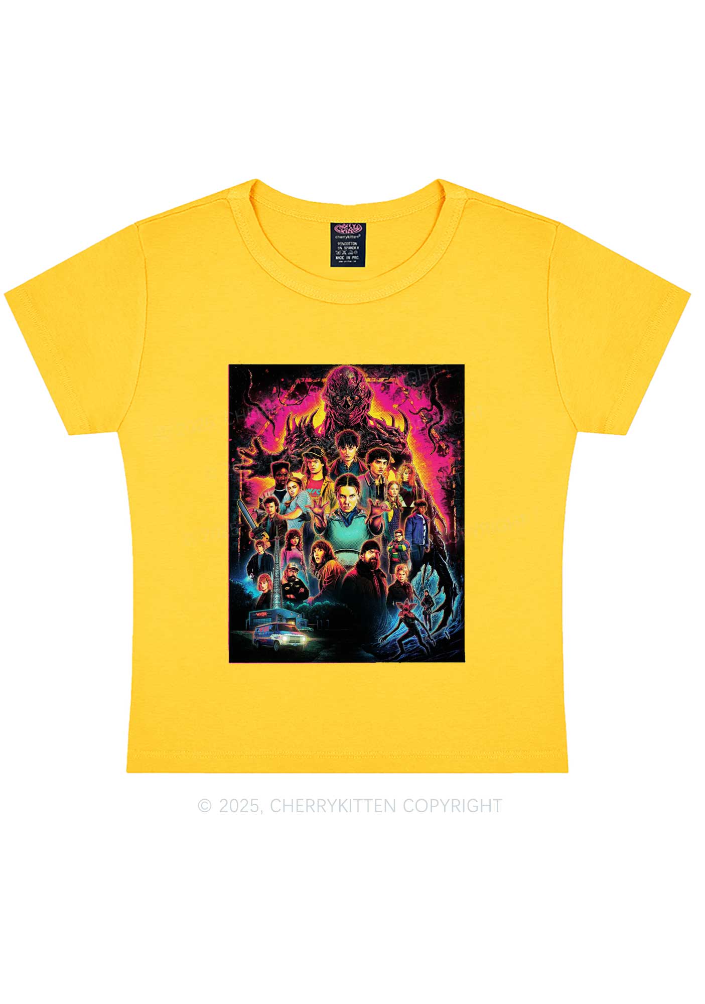 Young Adventure Y2K Baby Tee Cherrykitten - Image 6