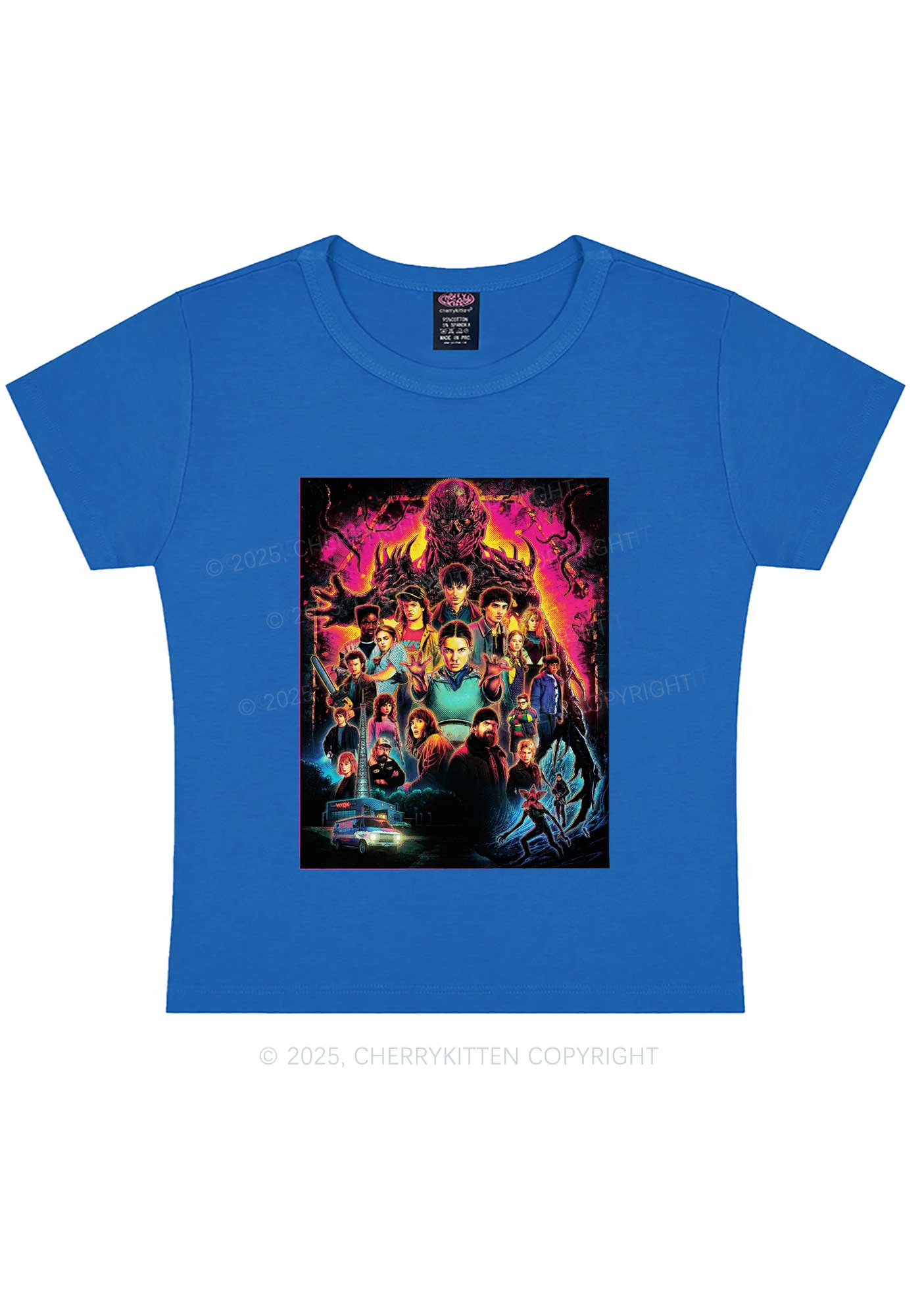 Young Adventure Y2K Baby Tee Cherrykitten - Image 8