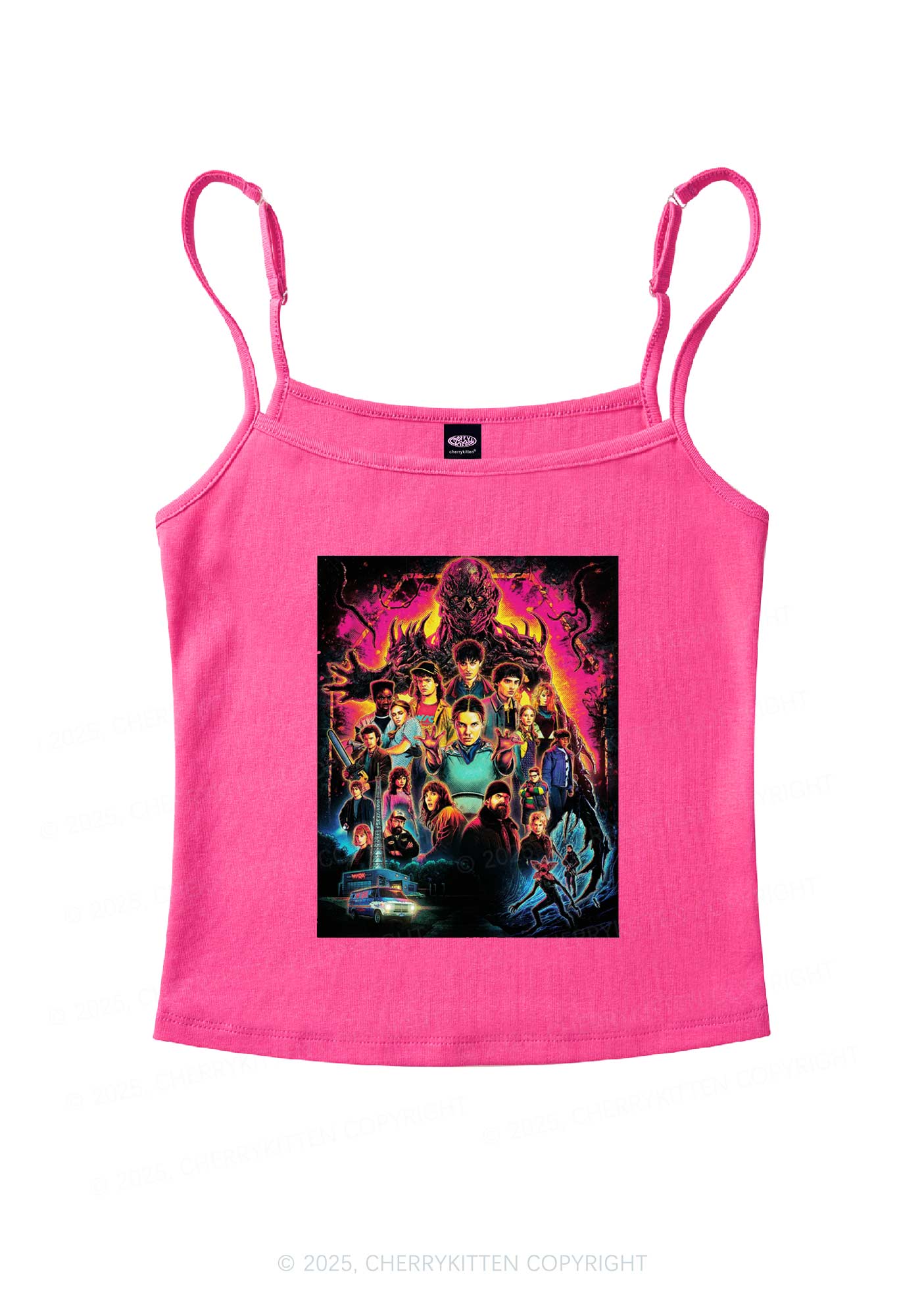 Young Adventure Y2K Spaghetti Strap Cami Cherrykitten - Image 5