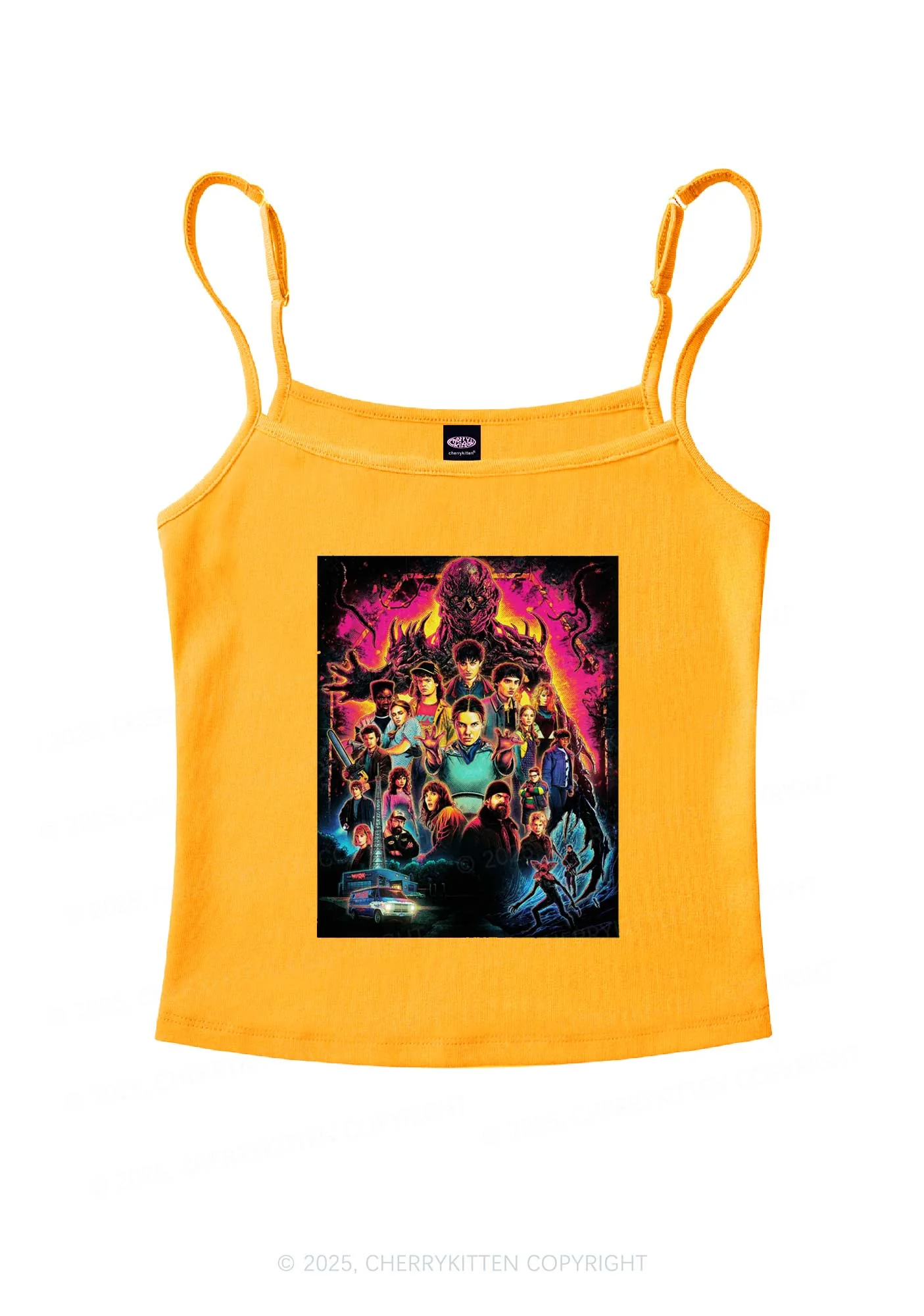 Young Adventure Y2K Spaghetti Strap Cami Cherrykitten - Image 6