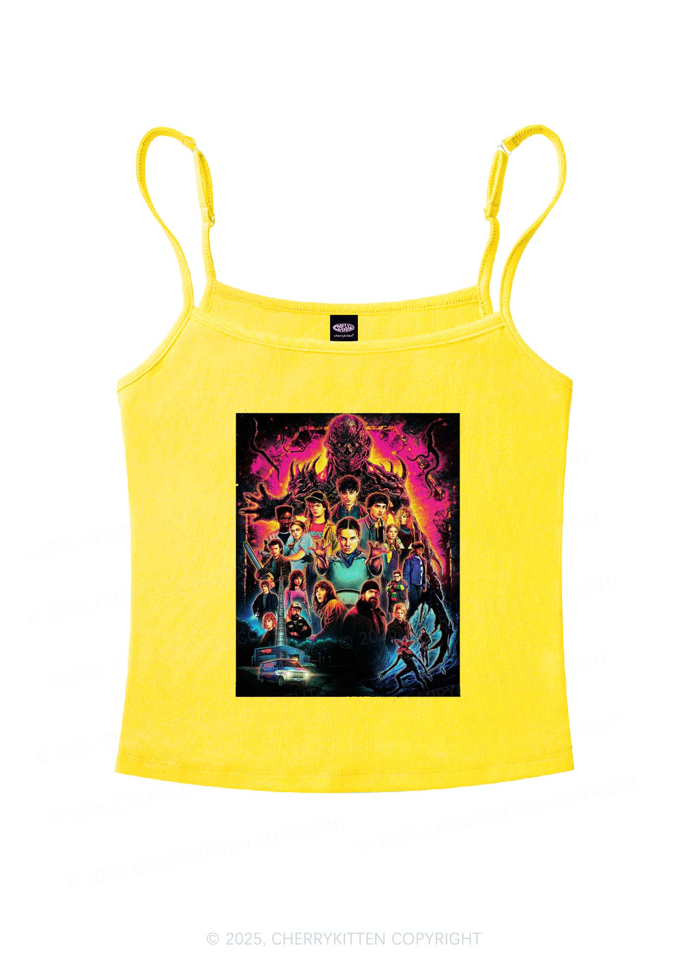 Young Adventure Y2K Spaghetti Strap Cami Cherrykitten - Image 7