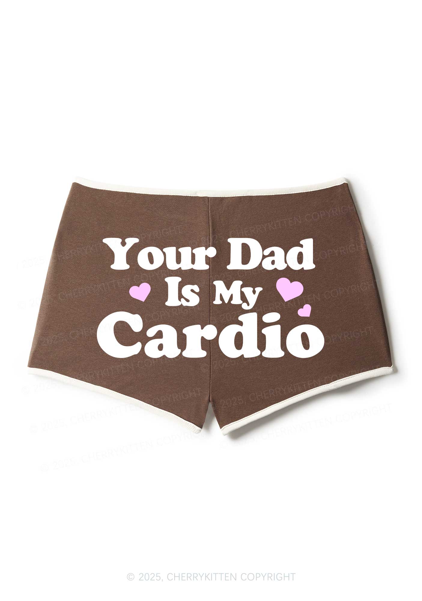 Your Dad Is My Cardio Y2K Booty Shorts Cherrykitten - Image 6
