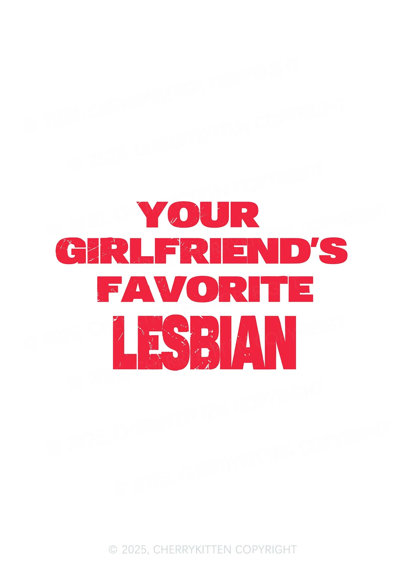 Your GF Favorite Lesbian Pride 1Pc Y2K Pin Badge Cherrykitten - Image 2