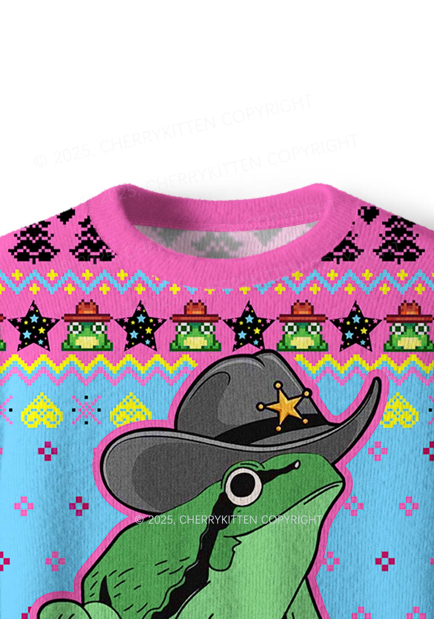 Your Last Partner Y2K Christmas Knit Sweatshirt Cherrykitten - Image 5