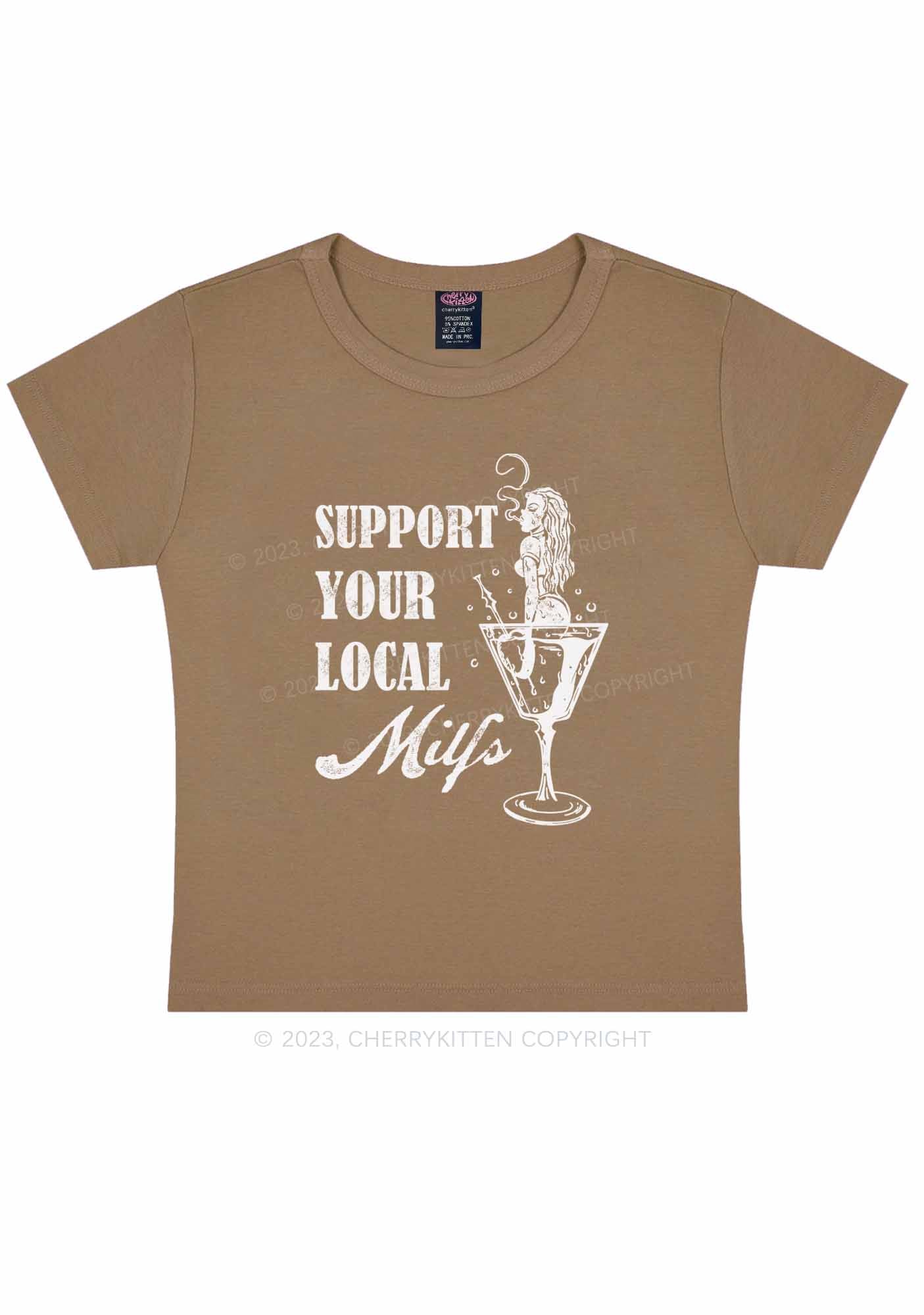 Your Local Mxxf Y2K Baby Tee Cherrykitten - Image 8