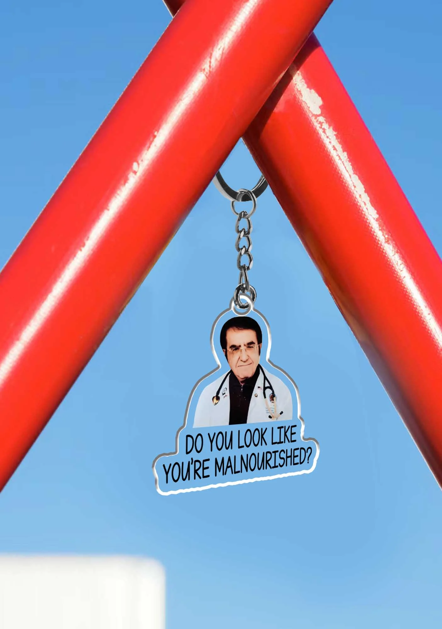 You're Malnourished 1Pc Y2K Keychain Cherrykitten - Image 3