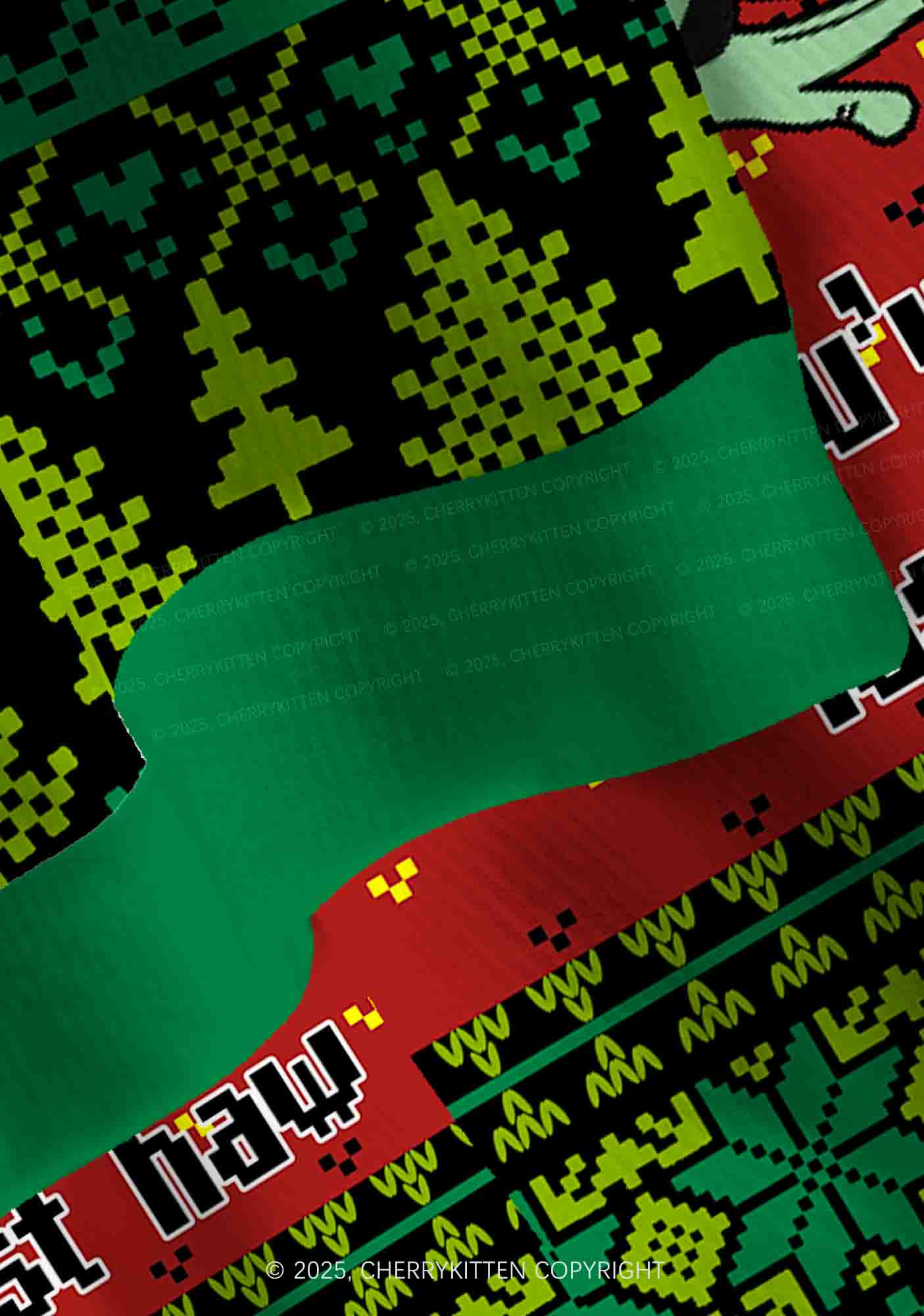 You've Yee'd Your Last Haw Partner Y2K Christmas Cardigan Knit Sweatshirt Cherrykitten - Image 4