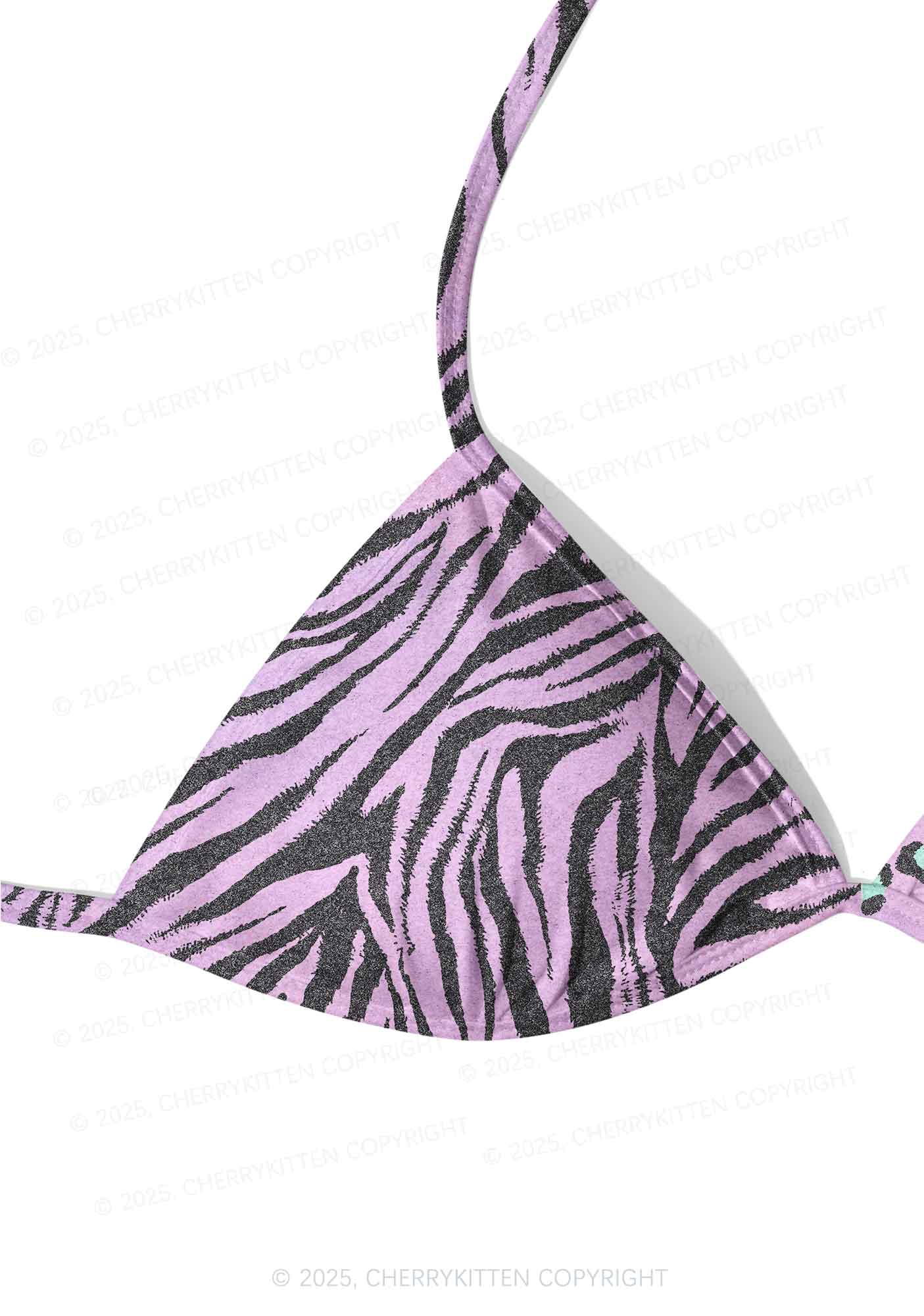 Zebra And Leopard Y2K Print Bikini Set Cherrykitten - Image 4